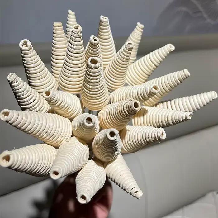 Bâtons d'aromathérapie en rotin bouclé, bâtons de diffuseur de roseau, parfum à la maison, huile vol