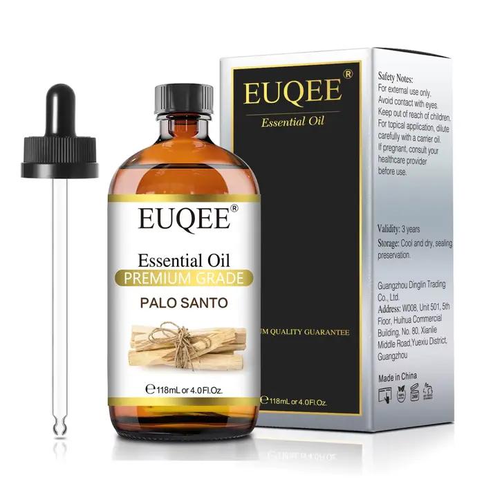 EUQEE 118 ml d'huile essentielle Palo Santo huiles essentielles d'aromathérapie pour diffuseur savon