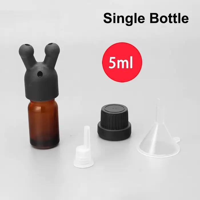 Bouteille d'inhalateur d'huile essentielle et d'arôme étanche, Mini bouteille distributrice d'huile
