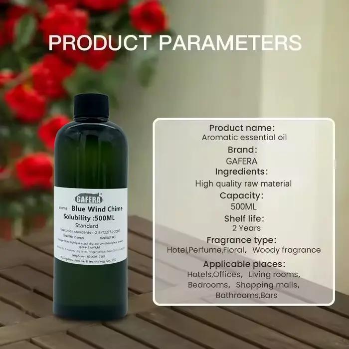 Le diffuseur d'huiles essentielles d'aromathérapie de cèdre GAFERA remplie les huiles
