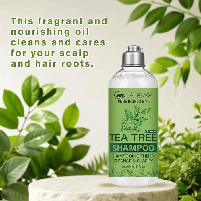 Shampoo à l'arbre à thé – 300 ml. Formulé avec de l'huile essentielle d'arbre à thé