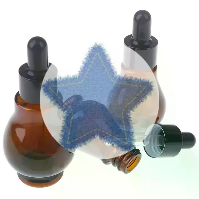^10/20/30 ml Flacons compte-gouttes vides en verre marron avec pipette pour huiles essentielles
