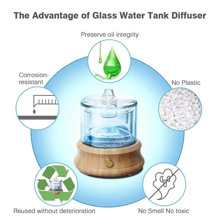 Diffuseur d'huile essentielle en verre