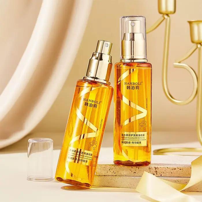 Spray d'huile essentielle pour cheveux