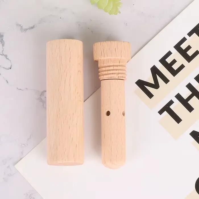 Diffuseur d'arômes en bois pour huiles essentielles avec mèches