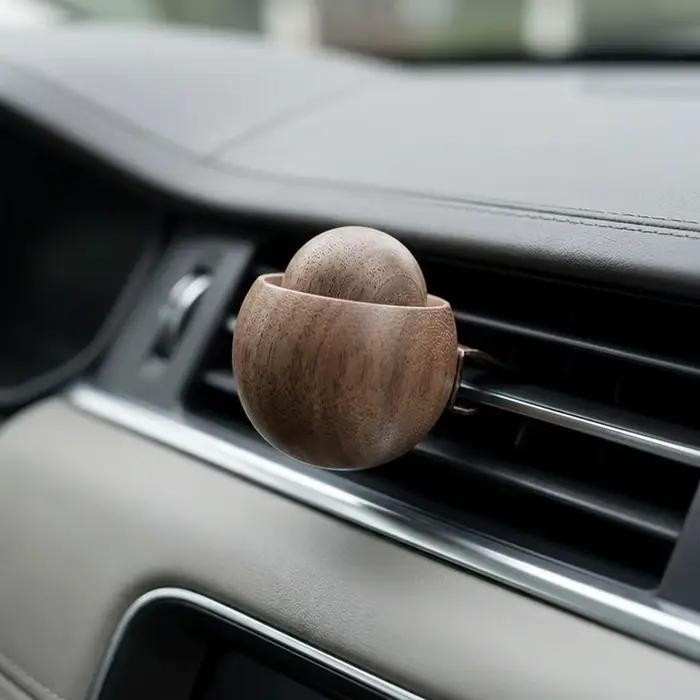 Diffuseur d'huiles essentielles pour voiture et maison - Fabriqué en bois