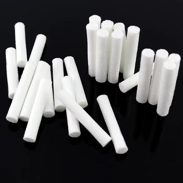 Tubes d'inhalateur nasal blanc d'aromathérapie d'huile essentielle (24 bâtons complets)