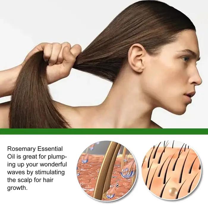 Huile essentielle de croissance des cheveux