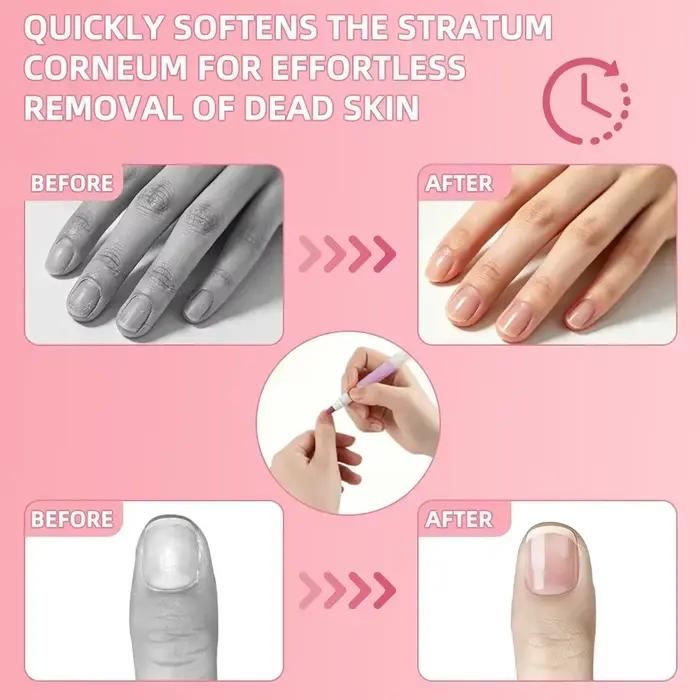 Stylo à Huile pour Cuticules Lavande & Rose 2-en-1 : Soin Hydratant et Réparateur des Ongles
