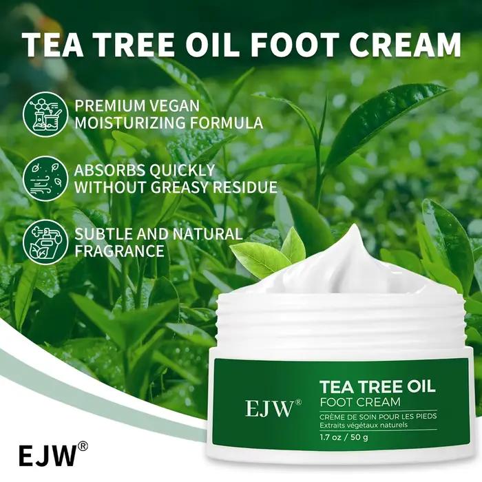 Crème pour les pieds à l'huile d'arbre à thé
