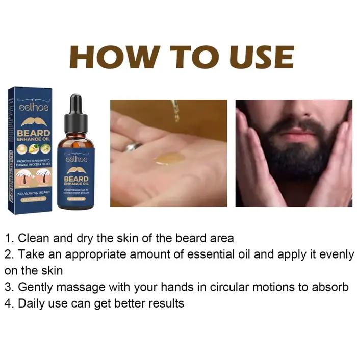 Huile de soin pour la barbe
