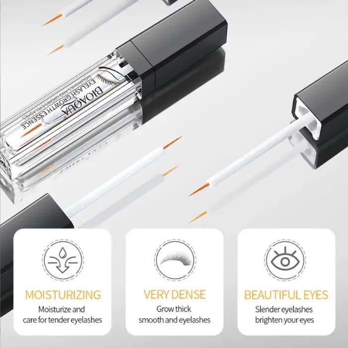 L'essence de croissance des cils contient une formule naturelle pour nourrir, renforcer et réparer l'épaisseur de la racine des cils 7 ml