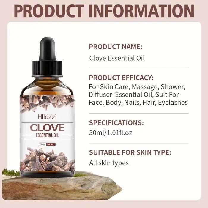 Huile essentielle de clou de girofle de 30ml