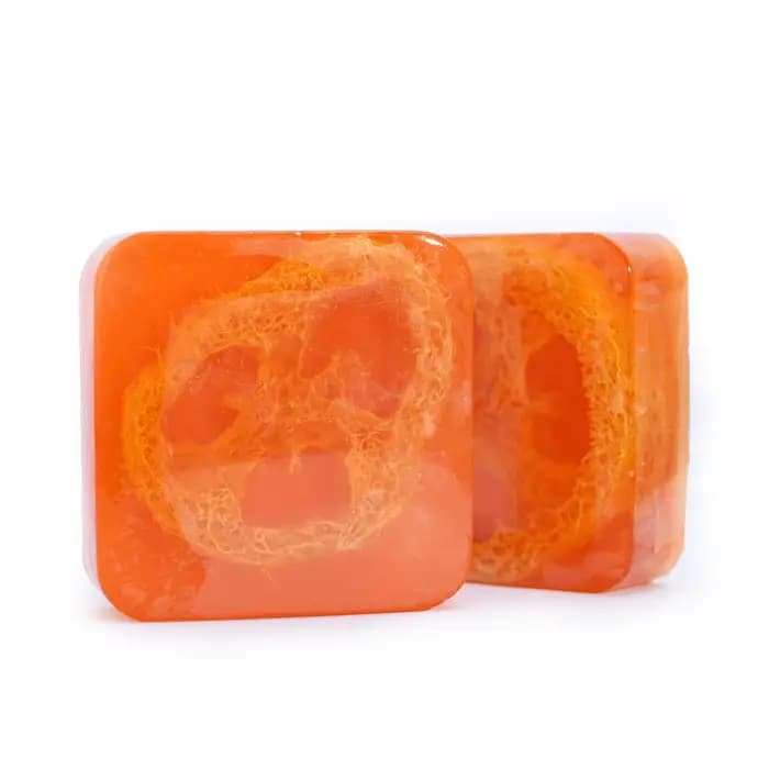 Savon aux huiles essentielles de curcuma luffa, frottement doux et exfoliant physique, savon nettoyant et de bain