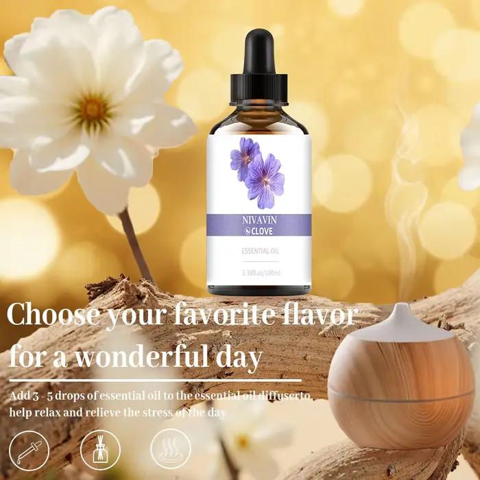 NIVAVIN 30ml/60ml/00ml Huile essentielle de clou de girofle