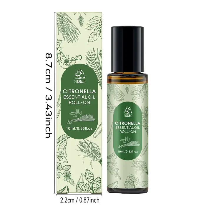 Huile essentielle de citronnelle en roll-on