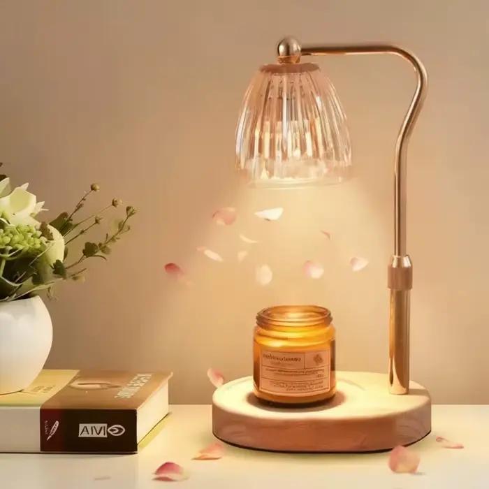 220V aromathérapie bougie lampe chauffante désodoriser 50W Dimmable café lumière ambiante atmosphère romantique bureau