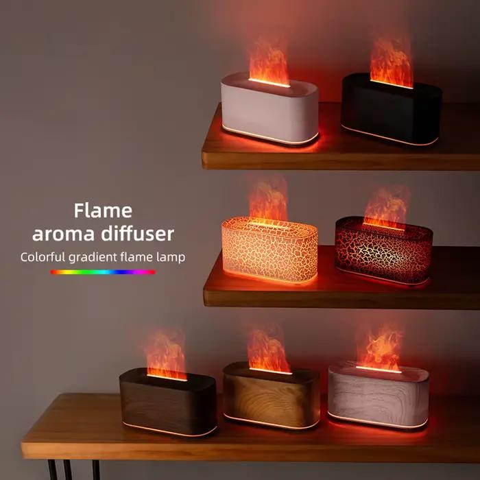 Diffuseur d'aromathérapie avec effet de flamme