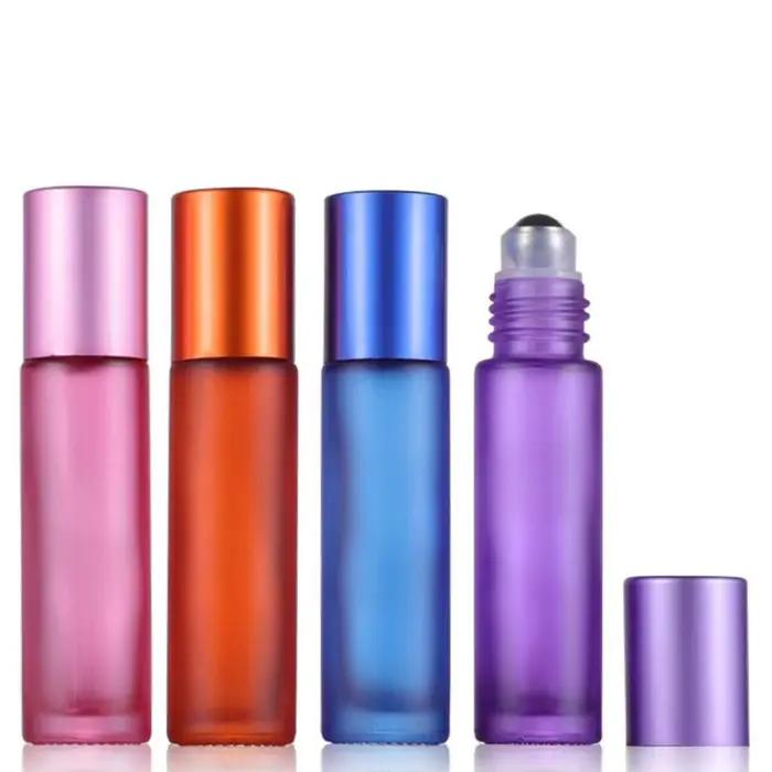 Flacon roll-on en verre dépoli mat 5ML 10ML pour huiles essentielles
