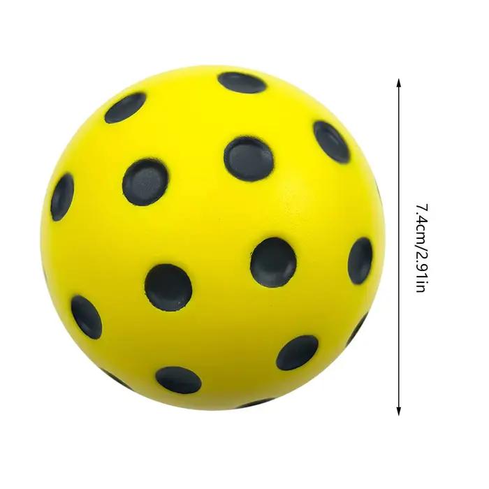 Balles en mousse pour l'entraînement au pickleball, rebonds silencieux, accessoires de pickleball, balles de pickleball pour l'entraînement et les jeux