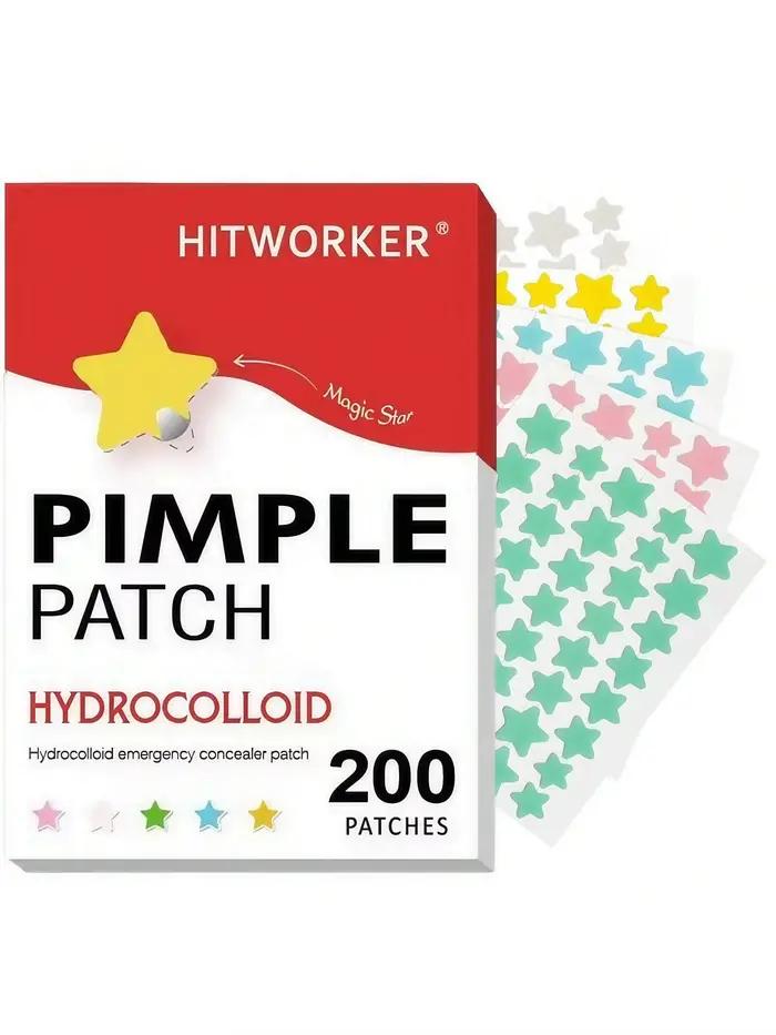 200 Patchs Hydrocolloïdes pour Boutons Faciaux