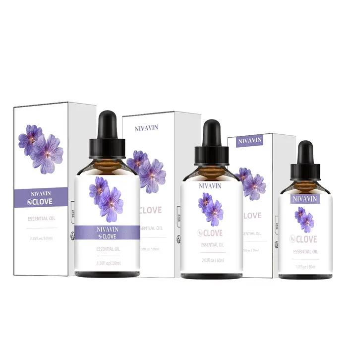 NIVAVIN 30ml/60ml/00ml Huile essentielle de clou de girofle