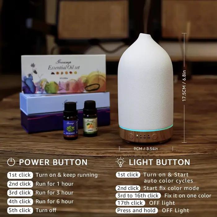 Diffuseur d'huiles essentielles en céramique