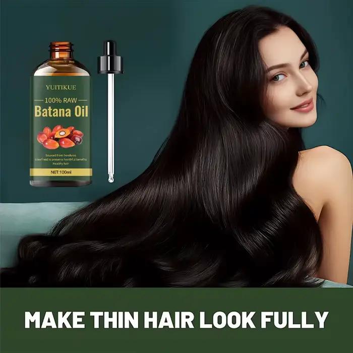 L'huile capillaire Batana YUITIKUE 100ml convient pour hydrater les cheveux