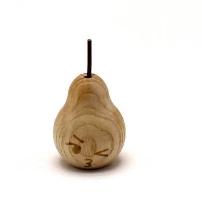 Diffuseur d'huile essentielle en bois élégant (1 pièce) - Style pomme/poire