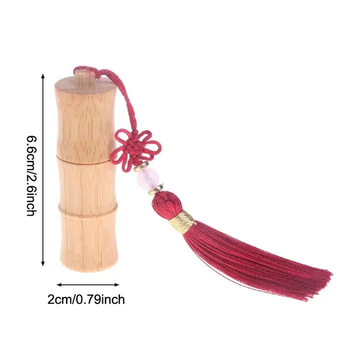 Bouteille à rouler en bambou écologique avec glands