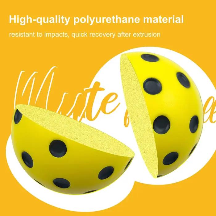 Balles en mousse pour l'entraînement au pickleball, rebonds silencieux, accessoires de pickleball, balles de pickleball pour l'entraînement et les jeux
