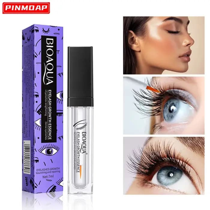 L'essence de croissance des cils contient une formule naturelle pour nourrir, renforcer et réparer l'épaisseur de la racine des cils 7 ml
