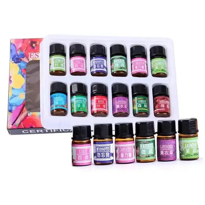 12 pièces 3ML désodorisant plante naturelle aromathérapie huile essentielle climatisation parfum arôme diffuseur