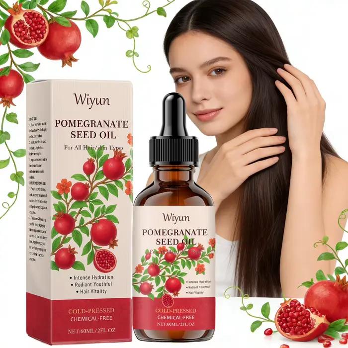 Huile de pépins de grenade pour les soins des cheveux et de la peau