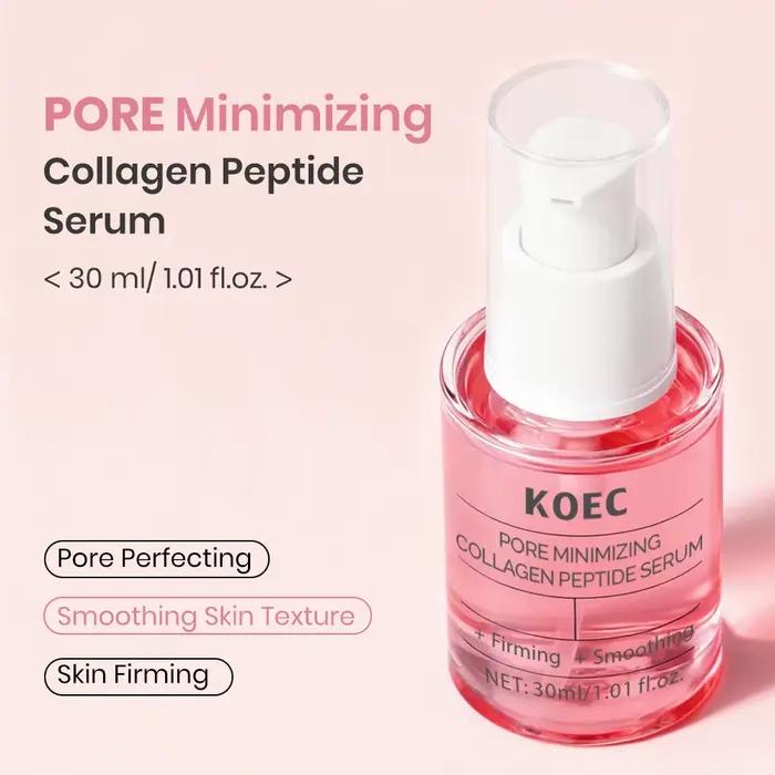 Sérum Pink Peptide Extract hydratant pour raffermir et illuminer la peau des femmes pour une routine de soins de peau luxueuse et efficace