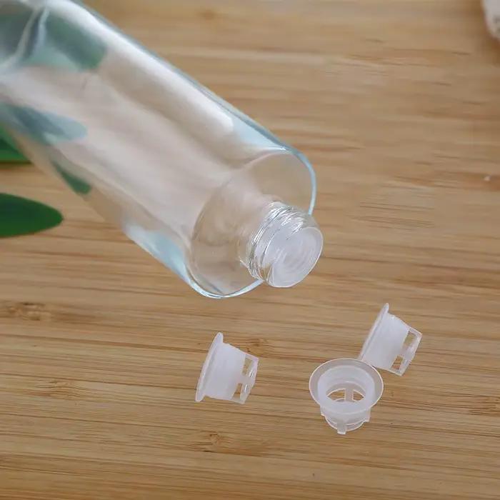 Tubes de flacon compte-gouttes en verre transparent