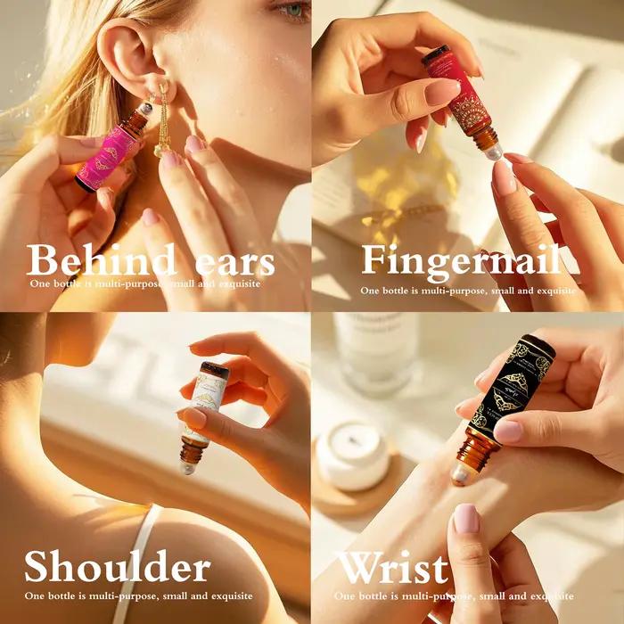 6 types d'huiles essentielles 10 ml