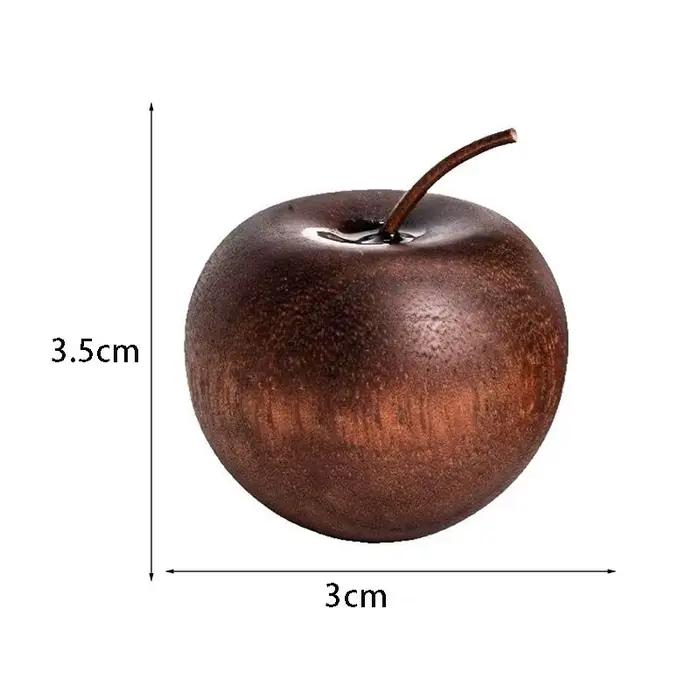 Diffuseur d'huiles essentielles en bois en forme de pomme