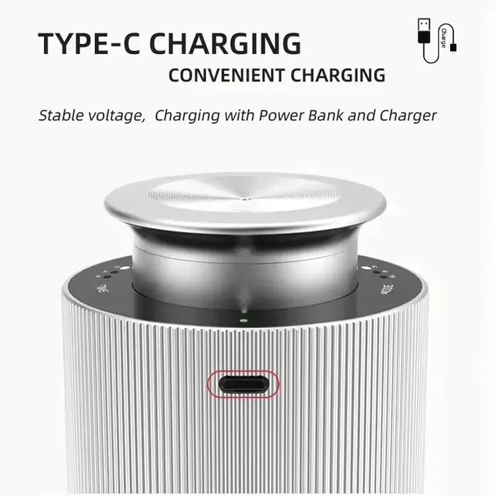 Diffuseur d'huile essentielle sans eau pour voiture, diffuseur d'atomisation d'aromathérapie pour bureau, dispositif de désodorisant Portable pour la maison