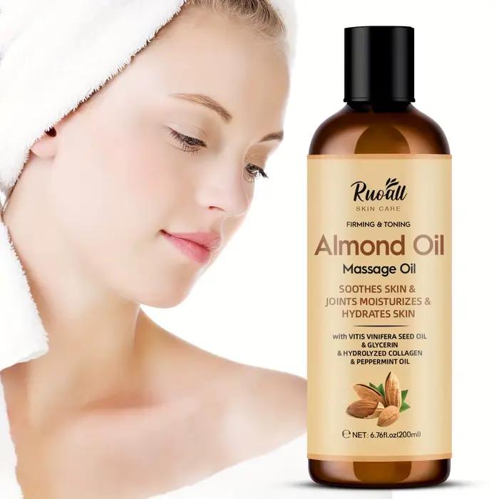 Baume de massage à l'huile d'amande : riche en vitamine E