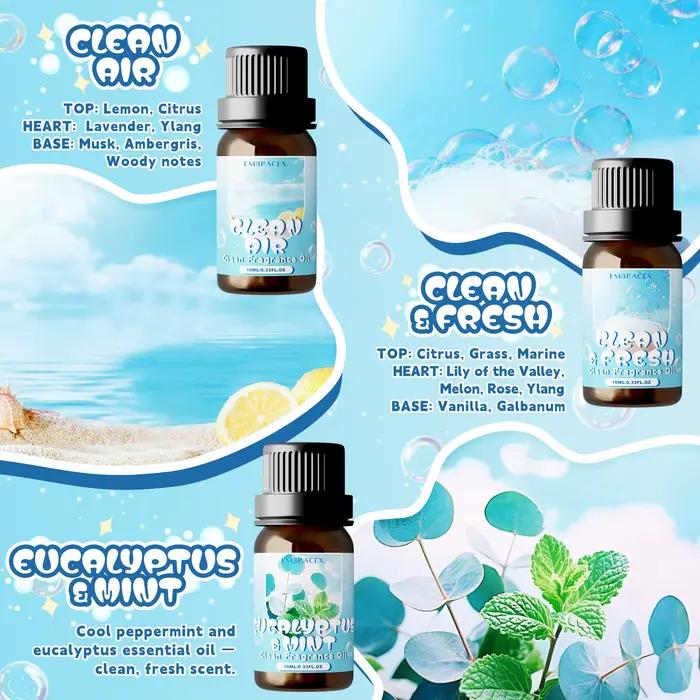 Huile essentielle d'eucalyptus et de menthe