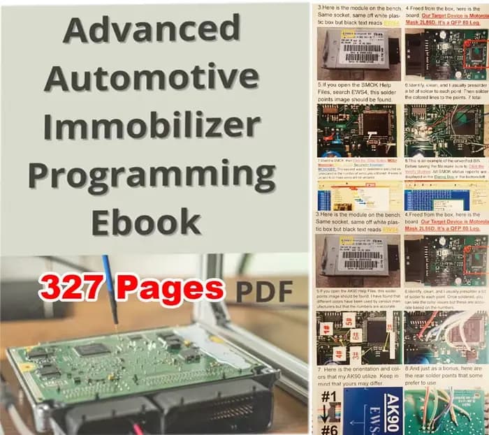 Cours de réparation ECU 2 en 1, Guide d'étude, réparation avancée d'immobilisation automobile, programmation PDF, livre électronique, Diagnostic de voiture, TEST EPROM, apprentissage