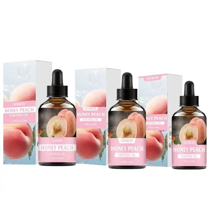 L'huile essentielle de pêche 30 ml/60 ml/100 ml convient à l'hydratation du visage