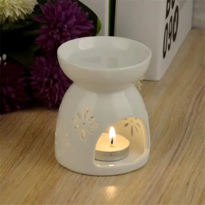 Photophore bougeoir brûleur d'huile essentielle diffuseur