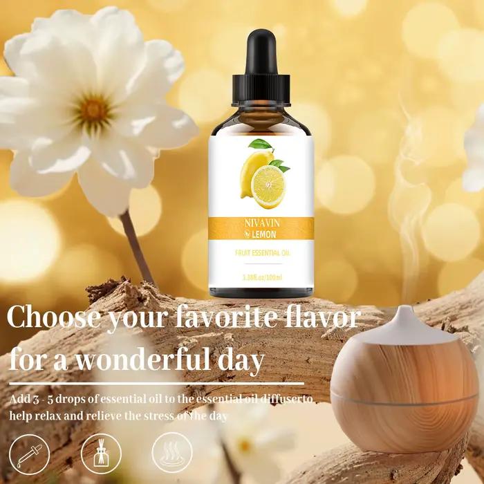 NIVAVIN Huile essentielle de citron 30ml/60ml/100ml