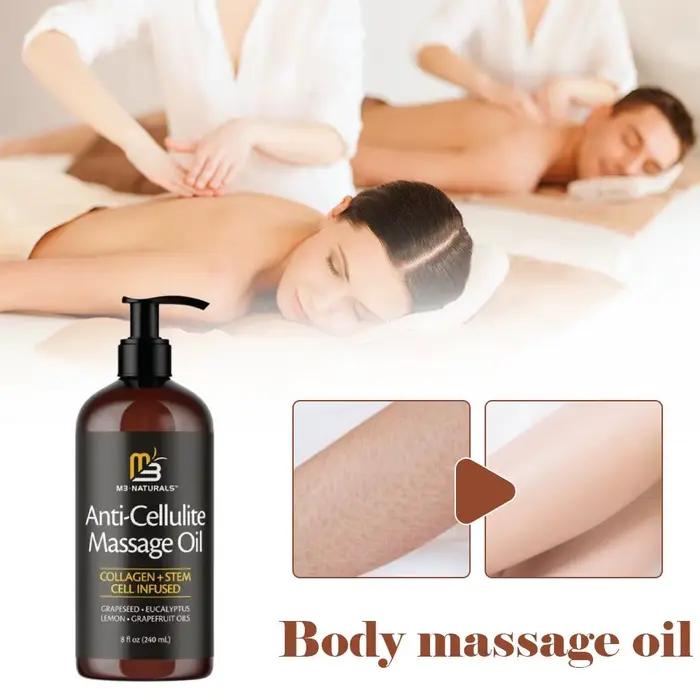 Huile de Massage corporel Anti-Cellulite raffermissante