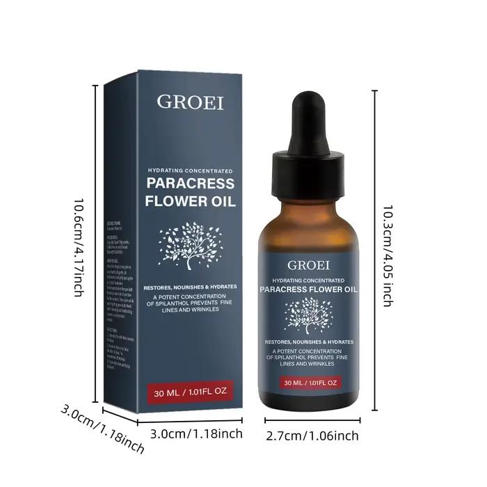 GROEI huile de fleur de paracress hydratante 30ml