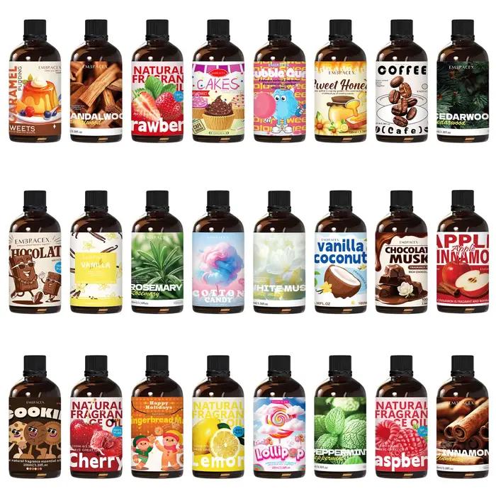 27 types d'huiles essentielles d'aromathérapie de 100 ml