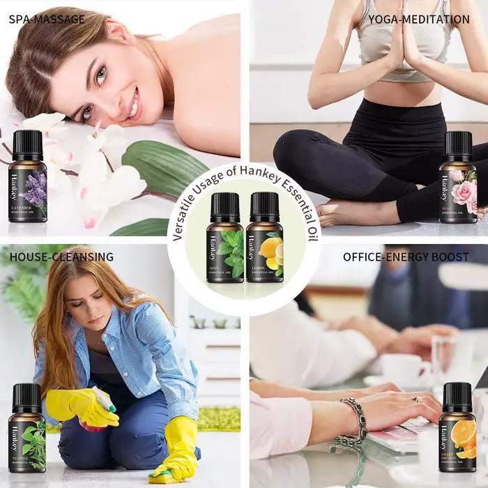 Ensemble d'huiles essentielles végétales naturelles 10 ml
