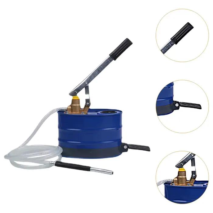 Baril de remplissage d'huile 5 L, outil de changement d'huile épaissi, manuel, engrenage d'huile moteur, remplissage d'huile, Type de pression manuelle pour fournitures de camion, véhicule